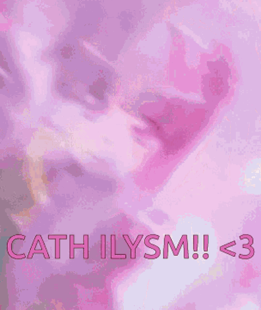 a picture of a girl with the name cath ilysm