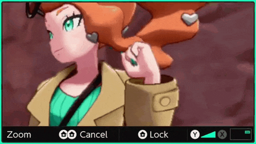 a screenshot of a video game shows a girl with hearts in her hair ..