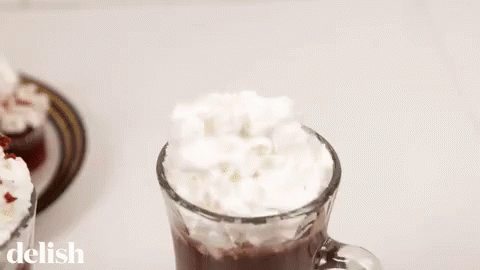Cheers GIF - Choco Drink Hot Chocolate Chocolate GIFs