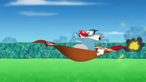 Flying Carpet Escape GIF - Flying Carpet Escape Under Attack GIFs