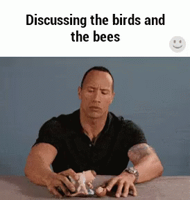 The Rock Explaining The Birds And The Bees GIF - Dwayne Johnson Bees Bird And The Bees GIFs