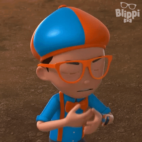 Covering My Mouth Blippi GIF - Covering My Mouth Blippi Blippi Wonders - Educational Cartoons For Kids GIFs