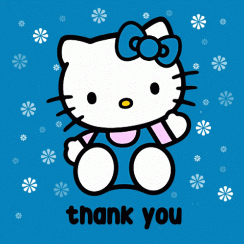 Hello Kitty Thank You GIF - Hello Kitty Thank You Blue GIFs