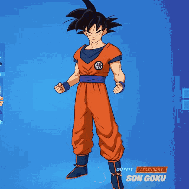 Anime Goku GIF - Anime Goku Fortnite GIFs