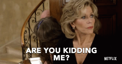 Kidding Me Surprised GIF - Kidding Me Surprised Grace And Frankie GIFs