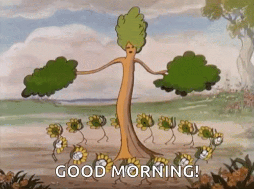 Good Morning Tree GIF - Good Morning Tree Flowers GIFs