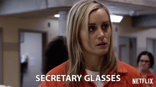 Secretary Glasses Glasses GIF - Secretary Glasses Glasses Smart GIFs