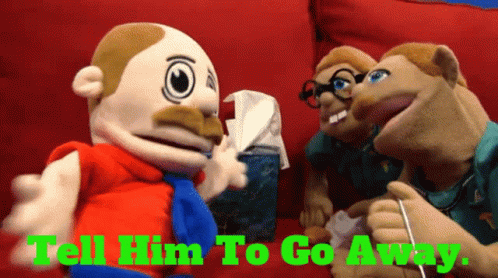Sml Marvin GIF - Sml Marvin Tell Him To Go Away GIFs