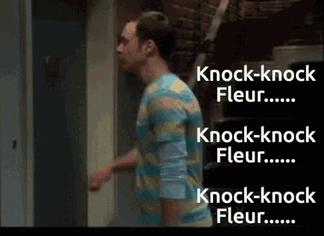 Knock Knock Fleur Penny GIF - Knock Knock Fleur Penny Big Bang Theory GIFs