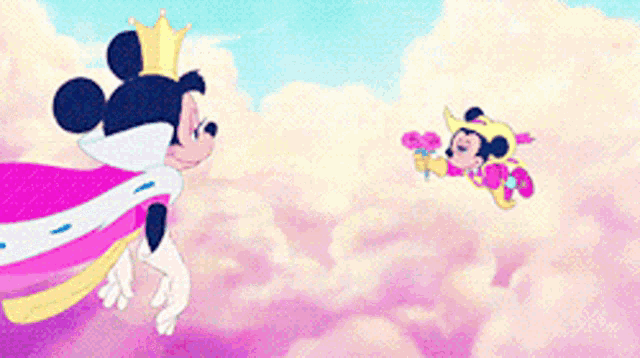 Mickey Mouse Minnie Mouse GIF - Mickey Mouse Minnie Mouse Queen GIFs