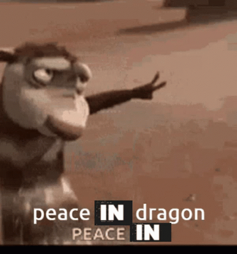 Peace In Peace In Dragon GIF - Peace In Peace In Dragon Sol GIFs