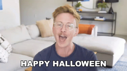 Happy Halloween Tyler Oakley GIF - Happy Halloween Tyler Oakley Spooky Time GIFs