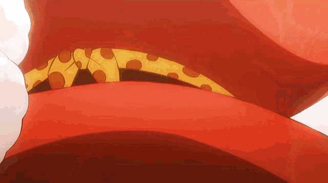 a close up of a person 's belly with polka dots
