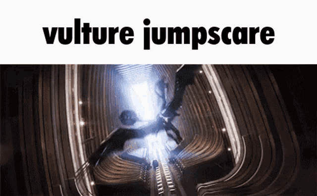 a picture of a dragon and the words vulture jumpscare on the bottom
