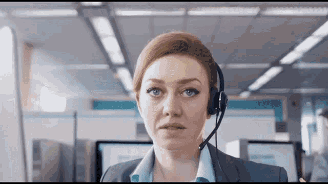 Its A Scam Barclays Lady Headphones GIF