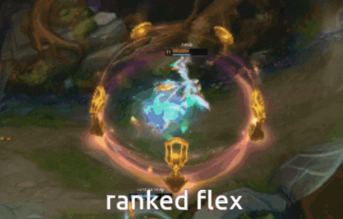 a video game with the words ranked flex on the bottom right
