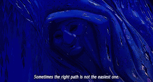 Sometimes The Right Path Is Not The Easiet One GIF - Pocahontas Grandmother Willow Right Path GIFs