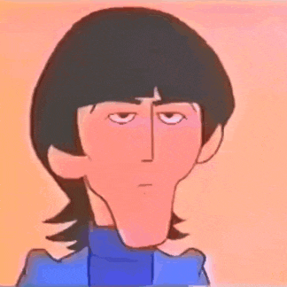 a close up of a cartoon character 's face with his eyes closed and his mouth open .