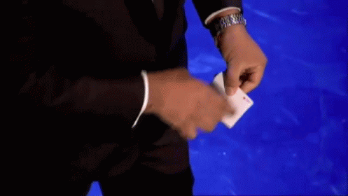 The Hand Is Quicker Than The Eye GIF - Michael Vincent Penn Teller Fool Us GIFs