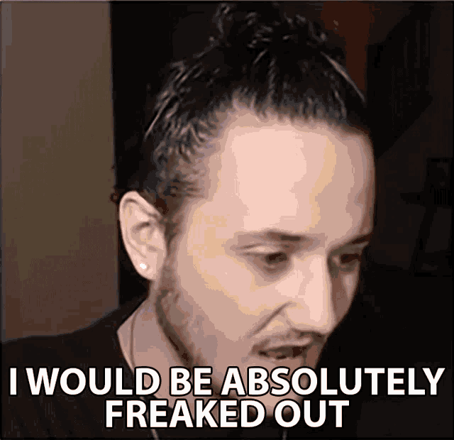 I Would Be Absolutely Freaked Out Zephplayz GIF - I Would Be Absolutely Freaked Out Zephplayz Freak Out GIFs