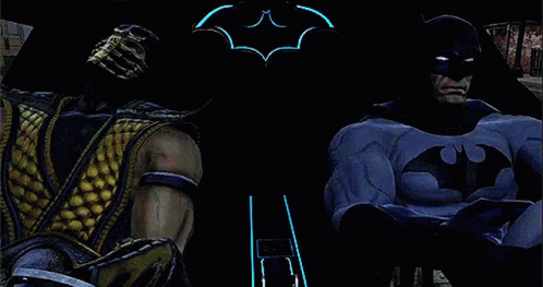 Mortal Kombat Vs Dc Universe Batman GIF - Mortal Kombat Vs Dc Universe Batman Scorpion GIFs