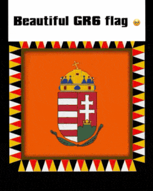 a picture of a flag with the words beautiful gr6 flag on the bottom