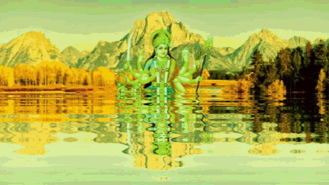 Jai Mata Di Mountains GIF - Jai Mata Di Mountains Water GIFs