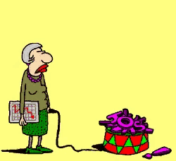 a cartoon of a woman standing next to a sign that says " happy boss day "
