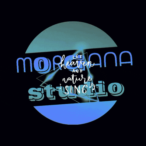a logo for morana heaven and nature sing studio