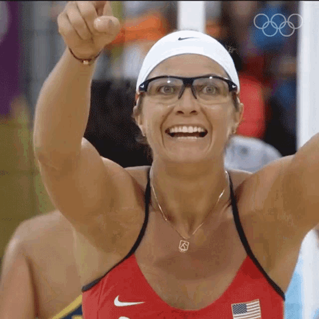 Pointing Fingers Misty May Treanor GIF