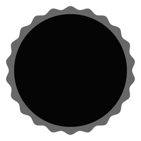a black circle with the word united states of america in the center