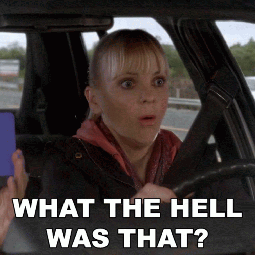 What The Hell Was That Anna Faris GIF - What The Hell Was That Anna Faris Christy GIFs