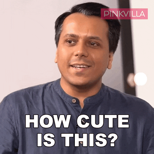 How Cute Is This Avinash Lohana GIF - How Cute Is This Avinash Lohana Pinkvilla GIFs