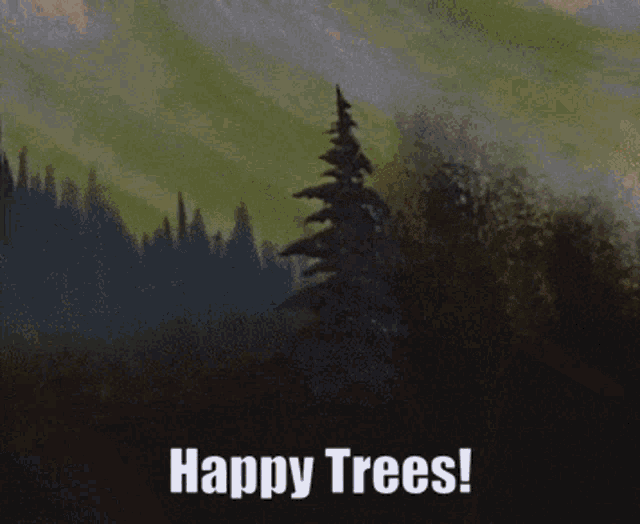 Bob Ross Happy Trees GIF - Bob Ross Happy Trees GIFs