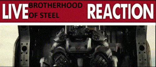 a red sign that says " live brotherhood reaction " on it