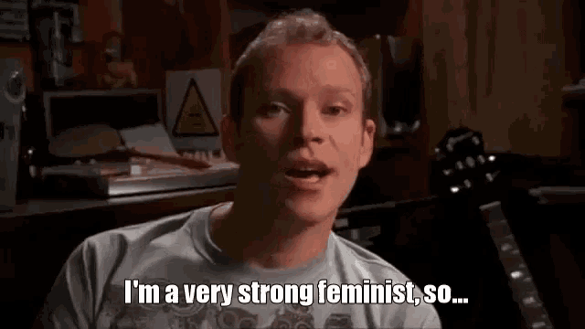 Jez Male Feminist GIF - Jez Male Feminist Peep Show GIFs