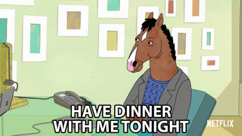 Have Dinner With Me Tonight Will Arnett GIF - Have Dinner With Me Tonight Will Arnett Bojack Horseman GIFs