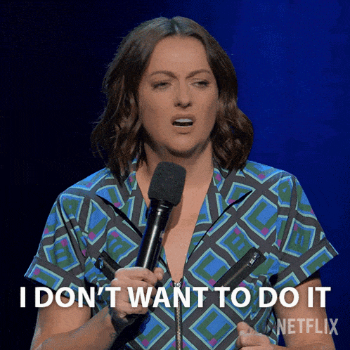 I Dont Want To Do It Celeste Barber GIF - I Dont Want To Do It Celeste Barber Celeste Barber Fine Thanks GIFs