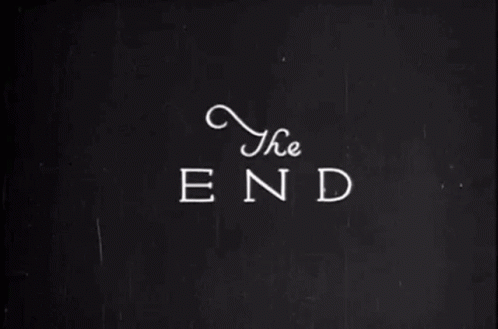 The End Finished GIF - The End Finished Closed GIFs