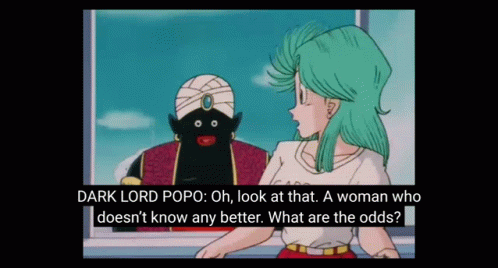 Woman Doesnt Know Any Better GIF - Woman Doesnt Know Any Better Dbz GIFs