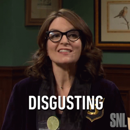 Disgusting Tina Fey GIF - Disgusting Tina Fey Saturday Night Live GIFs