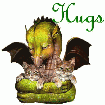 Dragon Hugging GIF - Dragon Hugging Kitten GIFs