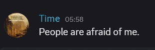 a screenshot of a twitter post that says people are afraid of me