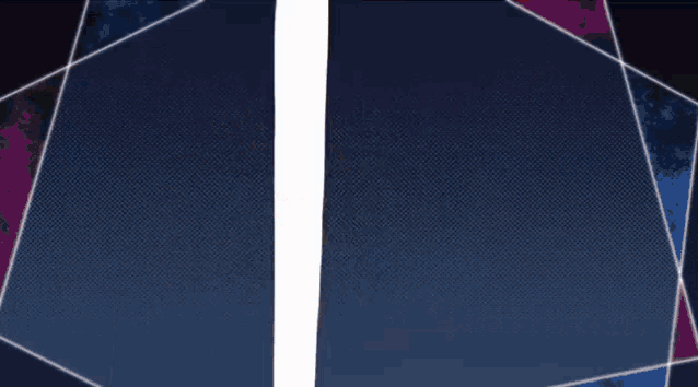 a purple and blue background with a white stripe on the bottom
