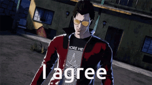 I Agree Agreed GIF - I Agree Agreed Travis Touchdown GIFs