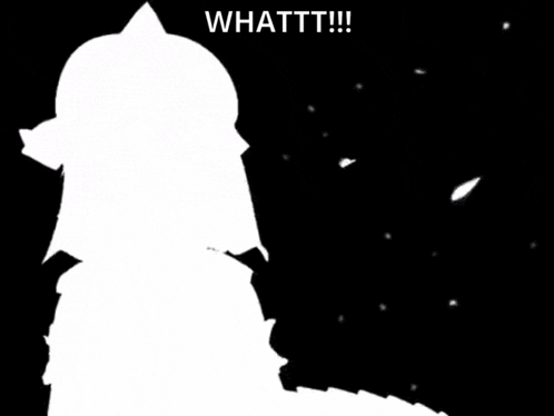 a silhouette of a person with the words whattt on the bottom right