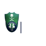 a green shield with a soccer ball and palm tree on it