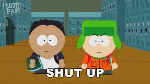 Shut Up Kyle GIF - Shut Up Kyle South Park GIFs