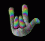 Rainbow Finger GIF - Rainbow Finger Hand GIFs