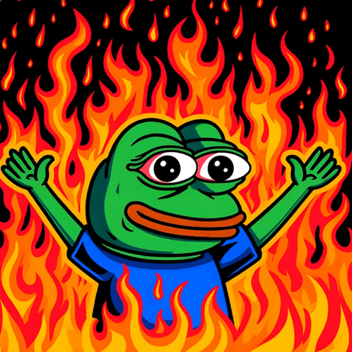 Burn Pepe Waxpepe GIF - Burn Pepe Waxpepe Pepe GIFs